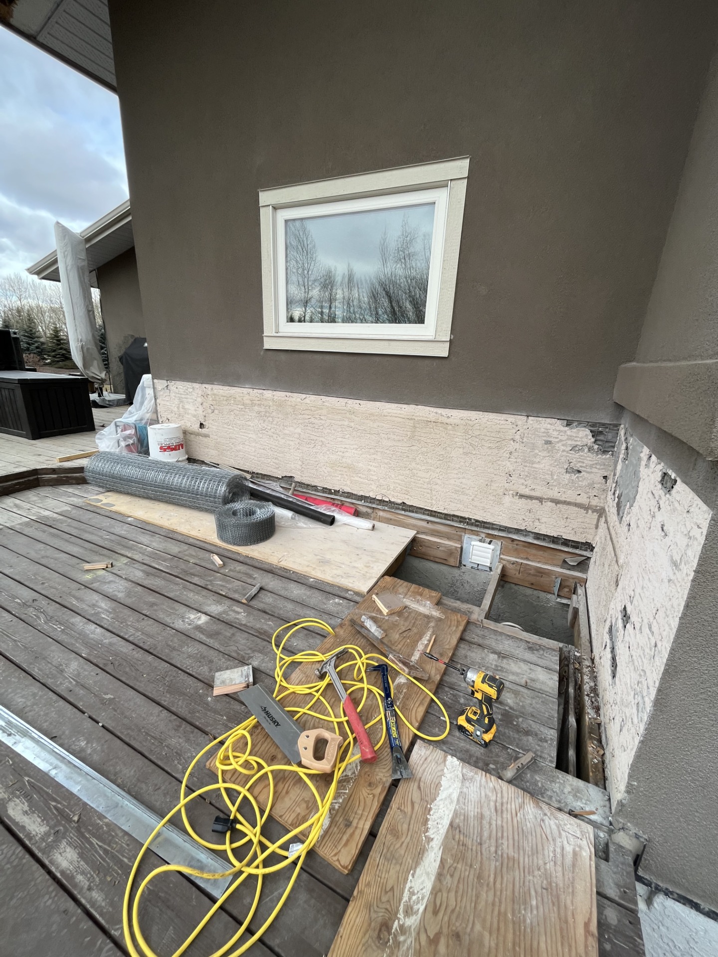 Before repair condition