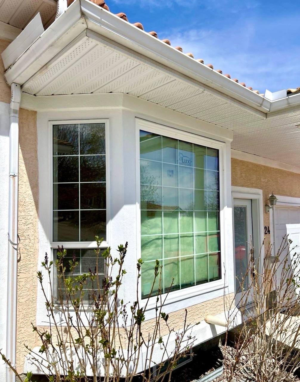 Stucco wall system layers around window opening Calgary
