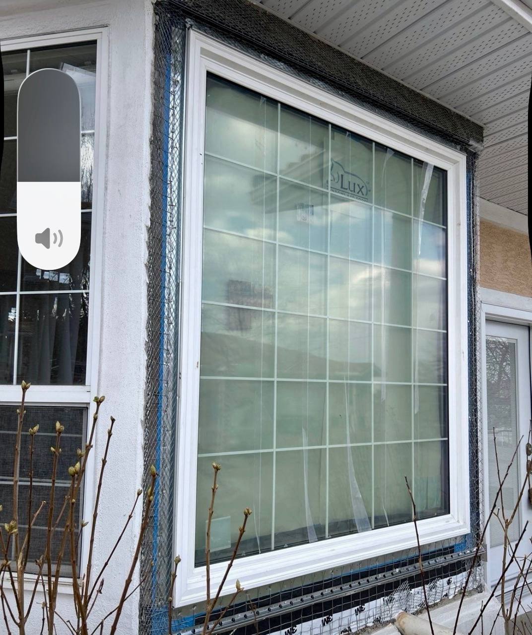 Full frame window replacement stucco home Calgary comparison